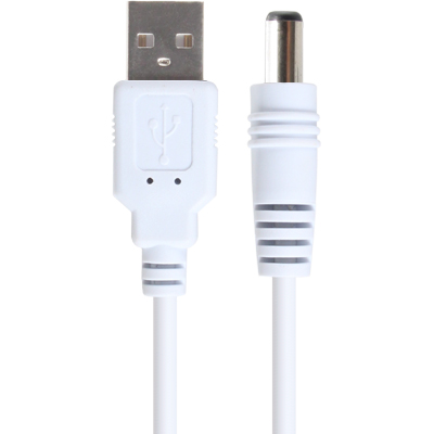강원전자 넷메이트 NMC-UP21W USB 전원 케이블 1m (5.5x2.1mm/1W/화이트)