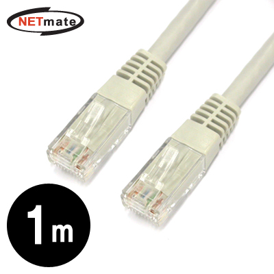 강원전자 넷메이트 NMC-US610 CAT.6 UTP다이렉트 케이블 1m