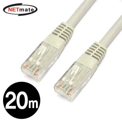 강원전자 넷메이트 NMC-US6200 CAT.6 UTP다이렉트 케이블 20m