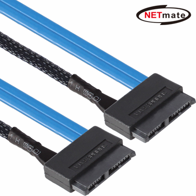 NETmate NMP-SST05 Slimline SATA to Slimline SATA 케이블 0.5m
