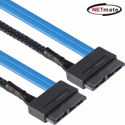 강원전자 넷메이트 Slimline SATA to Slimline SATA 케이블 0.5m NMP-SST05