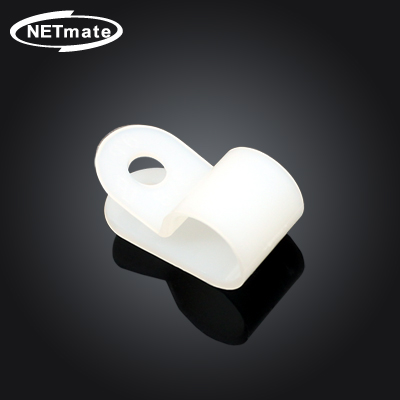 강원전자 넷메이트 NMT-316R 케이블 정리용 클램프 (4.8mm/화이트/100EA)