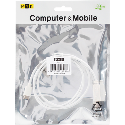 강원전자 PnK P036A USB2.0 CM-BM 케이블 1m (USB Type C 케이블)