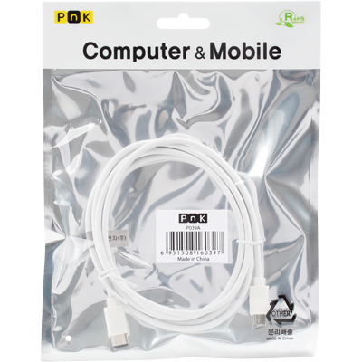 강원전자 PnK P039A USB2.0 CM-Micro 5핀 케이블 2m (USB Type C 케이블)
