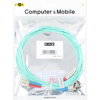 강원전자 PnK 10G 광점퍼코드 LC-SC-2C-멀티모드 1m