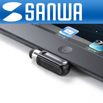 SANWA PDA-PEN29BK A사 8핀 호환 정전식 터치펜(블랙)