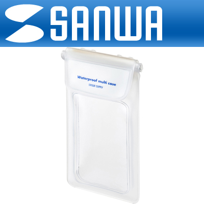강원전자 산와서플라이 PDA-SPCWP1W 스마트폰용 방수팩(화이트)