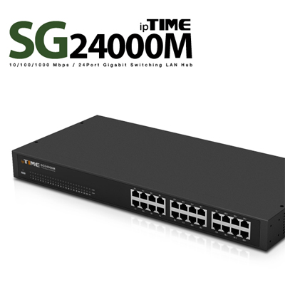 ipTIME(아이피타임) SG24000M 24포트 기가비트 스위칭 허브