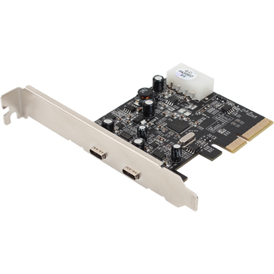 강원전자 넷메이트 U-1430 USB3.1 Gen2 2포트 PCI Express 카드(Type C)(Asmedia)(슬림PC겸용)