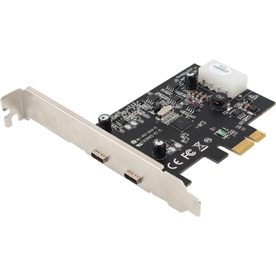 강원전자 넷메이트 U-1440 USB3.1 Gen1 2포트 PCI Express 카드(Type C)(VIA)(슬림PC겸용)