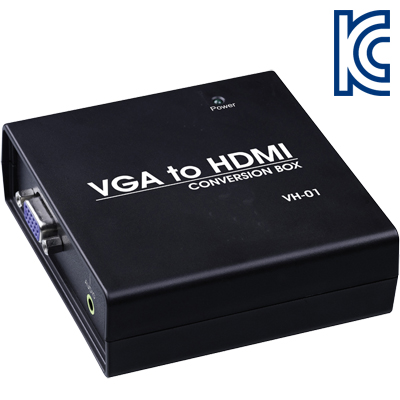 NETmate VH-01 VGA(RGB) + Stereo to HDMI 컨버터