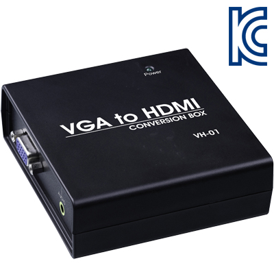 강원전자 넷메이트 VH-01 VGA(RGB) + Stereo to HDMI 컨버터