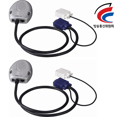 강원전자 넷메이트 VGA+RS232 1:1 리피터(로컬 + 리모트)(300m)