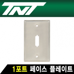 강원전자 TNT 1포트 스테인리스 페이스 플레이트