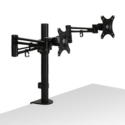 강원전자 넷메이트 NMA-LT212 3단 관절형 듀얼 모니터 거치대(기계식/10kg)