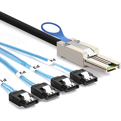 강원전자 넷메이트 NMC-GC976 외장형 Mini SAS(SDD-8088)/SATAx4 케이블 2m