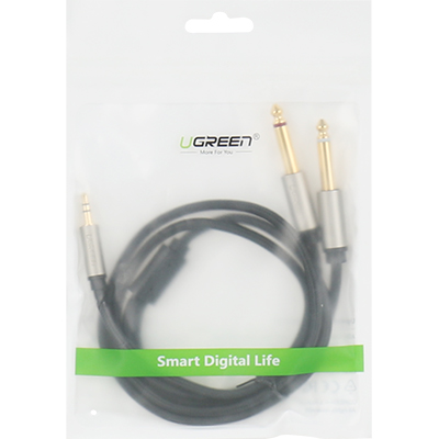 강원전자 넷메이트 NMA-GAV01D 스테레오 - TS(5.5 Mono) x2 마이크 케이블 1m