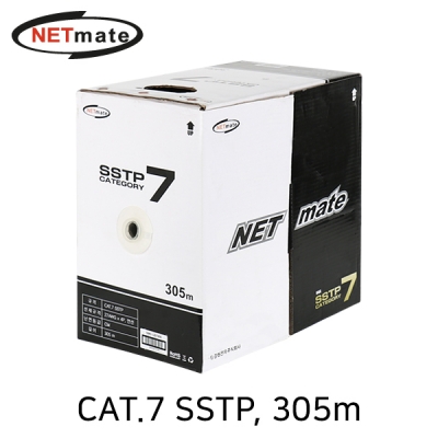 강원전자 넷메이트 CAT.7 SSTP 다이렉트 케이블 305m NMC-US7305