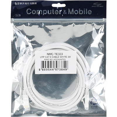 강원전자 넷메이트 NMC-TE333 CAT.6 UTP 다이렉트 케이블 3m