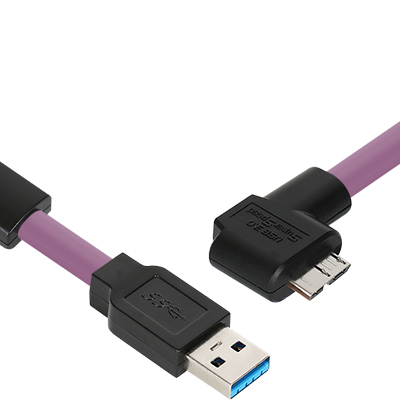강원전자 넷메이트 USB3.0 High-Flex AM-MicroB 리피터 5m (독일 igus 선재/꺾임)