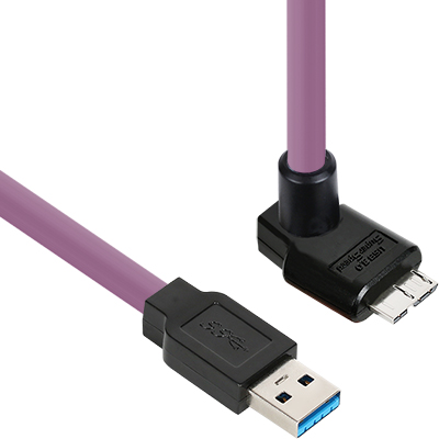 강원전자 넷메이트 USB3.0 High-Flex AM-MicroB 케이블 2m (독일 igus 선재/꺾임)