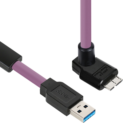 강원전자 넷메이트 USB3.0 High-Flex AM-MicroB 리피터 5m (독일 igus 선재/꺾임)