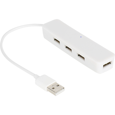 강원전자 넷메이트 USB2.0 4포트 무전원 허브 (화이트) NMX-BY222