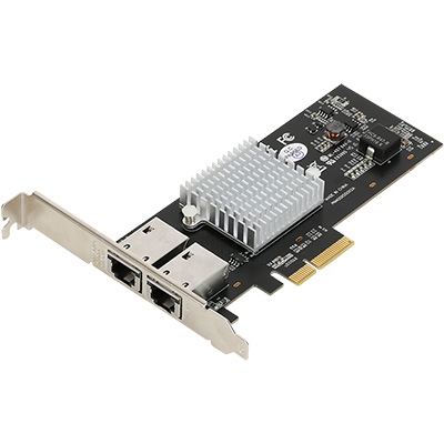 강원전자 넷메이트 N-440 NBASE-T PCI Express 듀얼 기가비트 랜카드(Intel X550-AT2 칩셋)(슬림PC겸용)