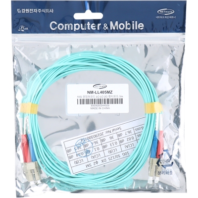 강원전자 넷메이트 10G 광점퍼코드 LC-LC-2C-멀티모드 5m