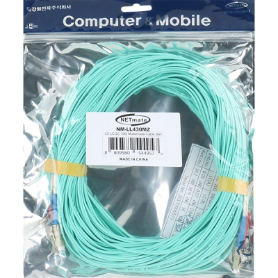 강원전자 넷메이트 10G 광점퍼코드 LC-LC-2C-멀티모드 30m