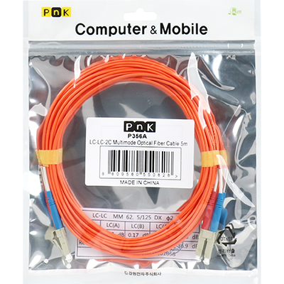강원전자 PnK P356A 광점퍼코드 LC-LC-2C-멀티모드 5m