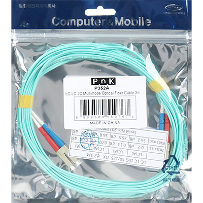 강원전자 PnK P352A 10G 광점퍼코드 LC-LC-2C-멀티모드 3m