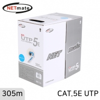 강원전자 넷메이트 CAT.5E UTP 케이블 305m (단선/블루)