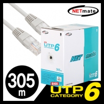 강원전자 넷메이트 CAT.6 UTP 케이블 305m (단선/그레이)