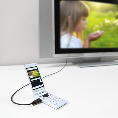 강원전자 산와서플라이 KM-HD23-10 HDMI to Micro HDMI 케이블 1m (Ver1.4)