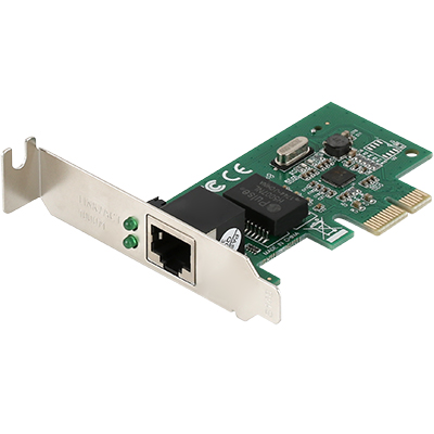강원전자 넷메이트 PCI Express 기가비트 랜카드(Realtek)(슬림PC겸용)