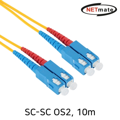 강원전자 넷메이트 광점퍼코드 SC-SC-2C-싱글모드 10m