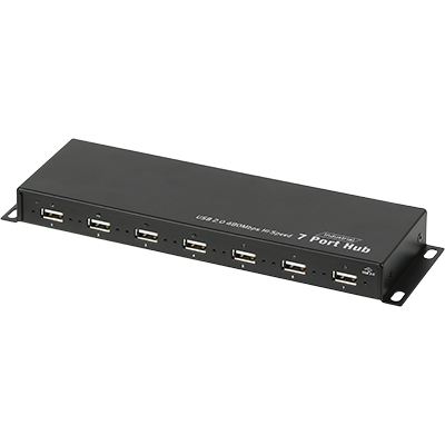 강원전자 넷메이트 산업용 USB2.0 7포트 허브 NM-HUB288