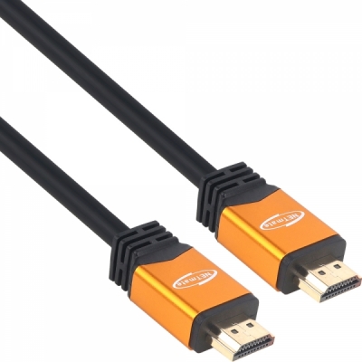 강원전자 넷메이트 4K 60Hz HDMI 2.0 Gold Metal 케이블 2m