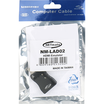 강원전자 넷메이트 4K 60Hz HDMI EDID 에뮬레이터 NM-LAD02