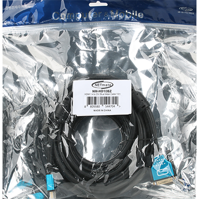 강원전자 넷메이트 HDMI 1.4 to DVI Blue Metal 케이블 10m