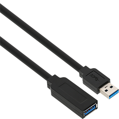 강원전자 넷메이트 CBL-P302WB-5M USB3.0 연장 AM-AF 케이블 5m (블랙)