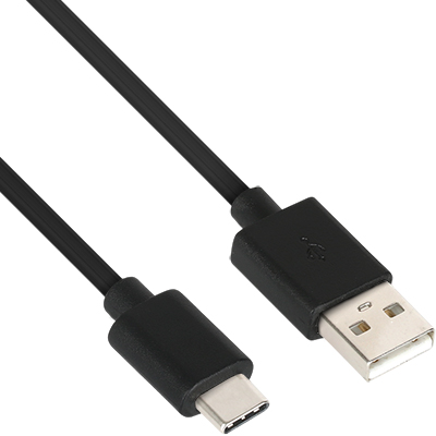 강원전자 넷메이트 USB2.0 AM-CM 케이블 2m (블랙)