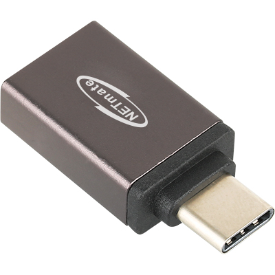 강원전자 넷메이트 NM-UTC716 USB3.1 CM-AF 젠더 (다크그레이)