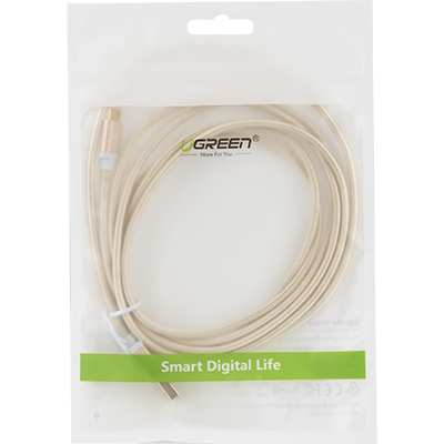 유그린 U-30662 USB2.0 마이크로 5핀 케이블 2m (골드)