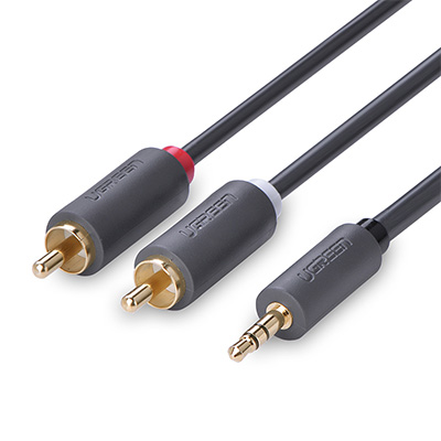 유그린 U-40423 3.5mm 스테레오 to RCA 2선 케이블 0.5m