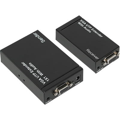 강원전자 넷메이트 NM-VRP01 VGA(RGB) 1:2 리피터(로컬 + 리모트)(Ethernet Base 300m)