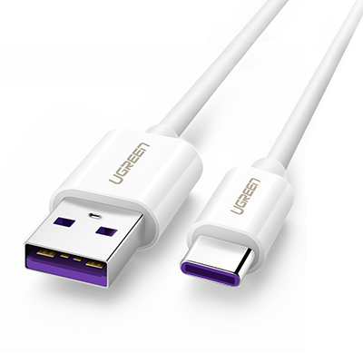 유그린 U-40887 USB2.0 AM-CM 케이블 0.5m(화이트)