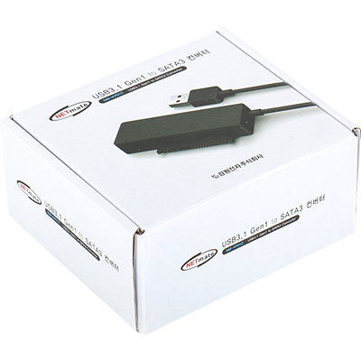 강원전자 넷메이트 USB 3.1 Gen1 to SATA3 컨버터 (2.5/3.5/유·무전원)