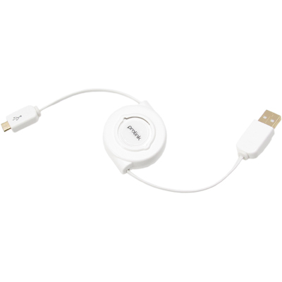 프로링크 MP017 MP시리즈 iDock·마이크로 5핀 USB 자동감김 케이블 (OFC/24K금도금)(2/2)